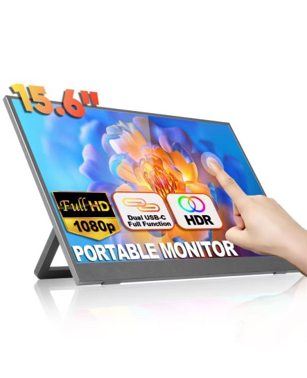 15.6 Inch Touchscreen FHD LCD Display Dual Extender Screen Portable Monitor Laptop