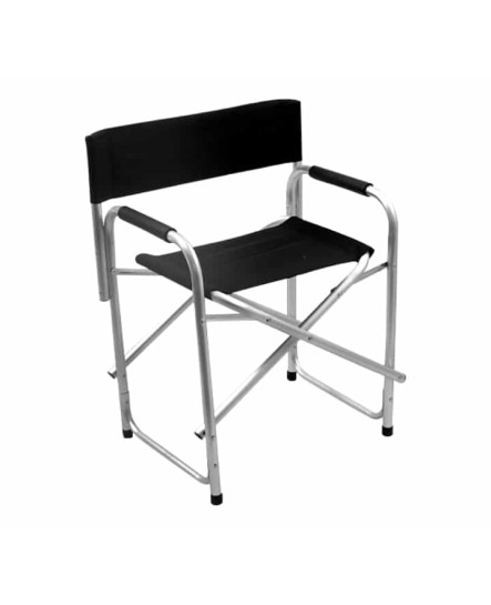 Director’s Chair Aluminium (Black)
