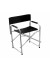 Director’s Chair Aluminium (Black) 