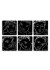 Carrol Boyes Black Coasters set of 6