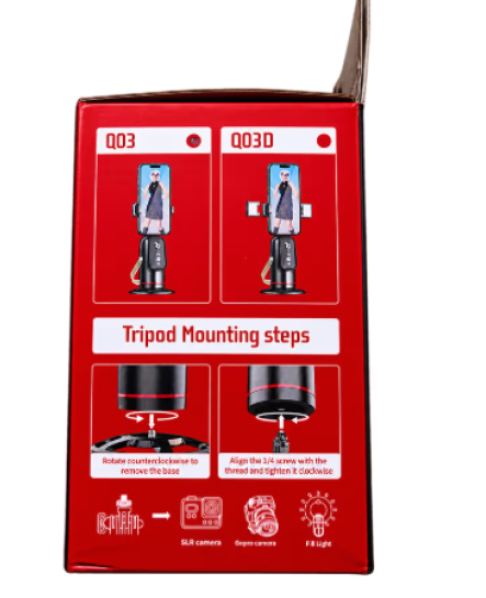 Gimbal Parameter 360degree Smart Auto Face Tripod