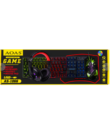 AOAS Gaming 4 in 1 Set AS-1066