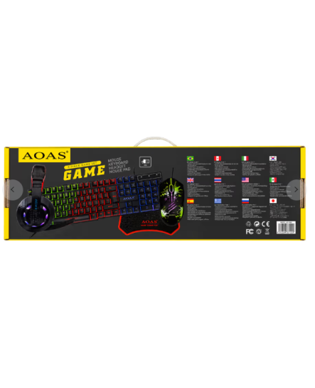 AOAS Gaming 4 in 1 Set AS-1066
