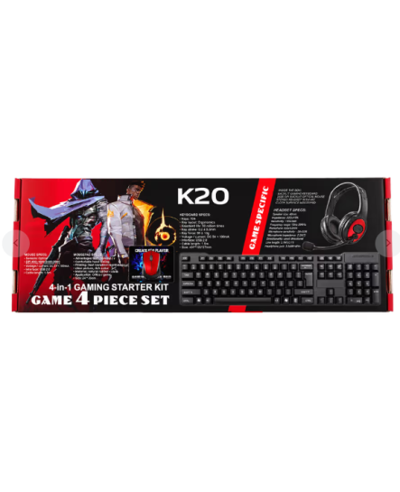 K20 Gaming 4in1 Gaming Starter Kit K20 Gaming 4in1 Gaming Starter Kit