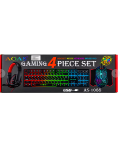 AOAS Gaming 4 in 1 Set AS-1088 RGB
