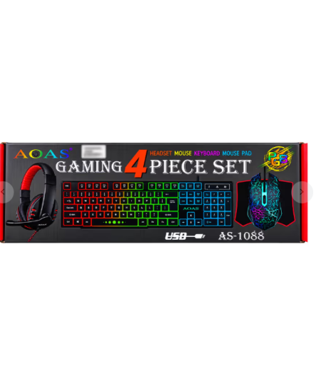 AOAS Gaming 4 in 1 Set AS-1088 RGB