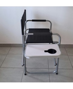 Steel DIRECTORS CHAIR WITH TABLE