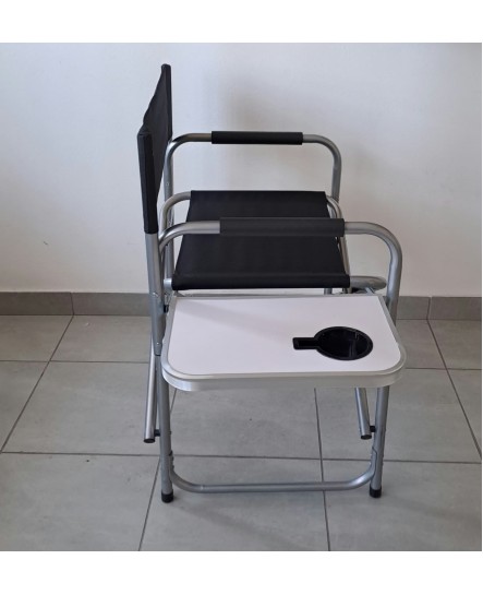 Steel DIRECTORS CHAIR WITH TABLE Steel DIRECTORS CHAIR WITH TABLE
