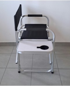 ALUMINIUM DIRECTORS CHAIR WITH TABLE 